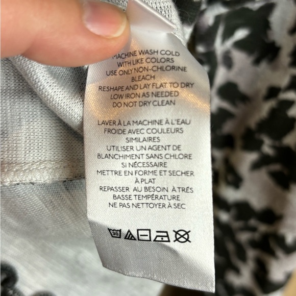 Anthropologie Pilcro Ruffled Turtleneck Top Leopard Print Large - Picture 9 of 9